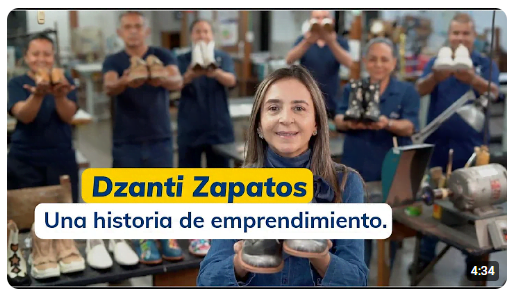 dzanti zapatos echados palantes