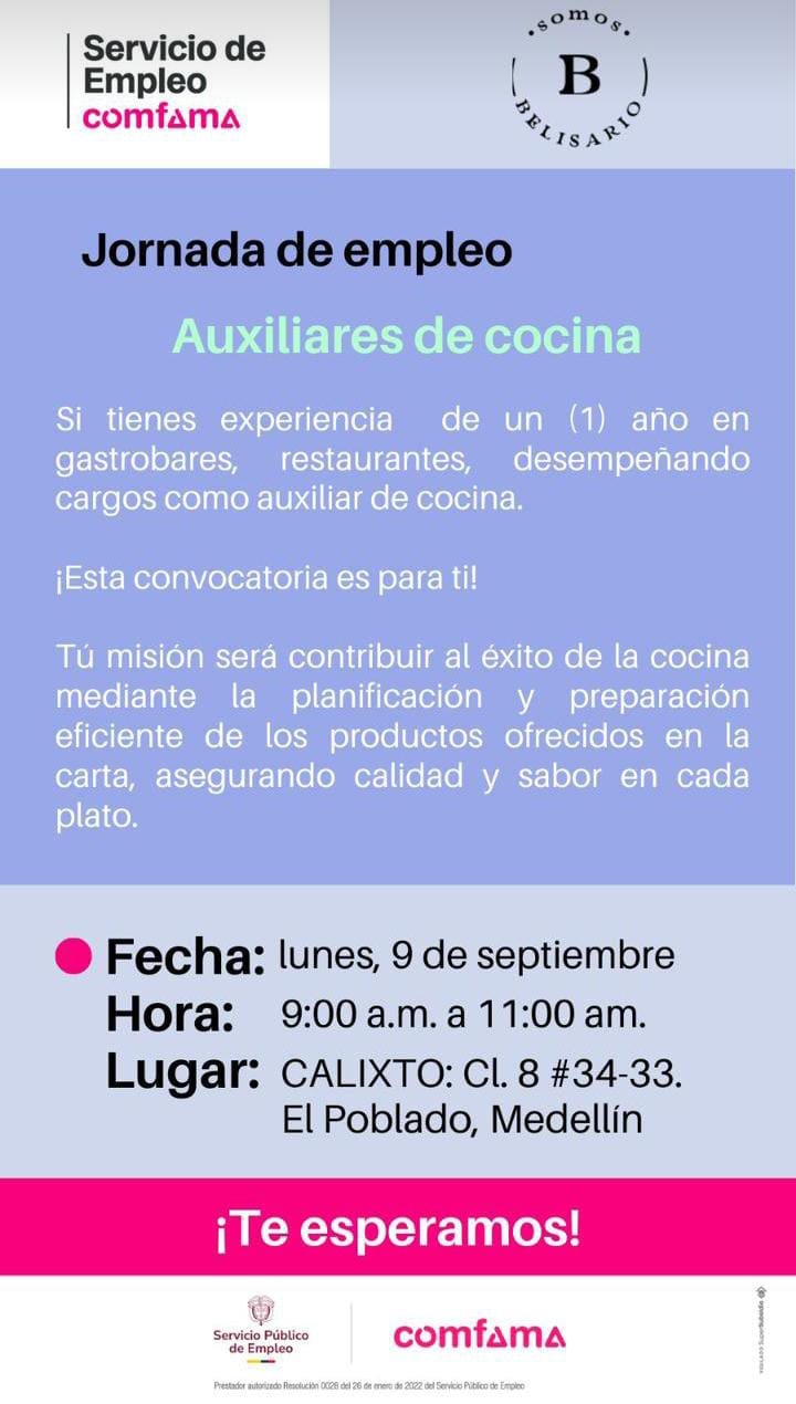 Jornada de EMpleo El poblado Medellin